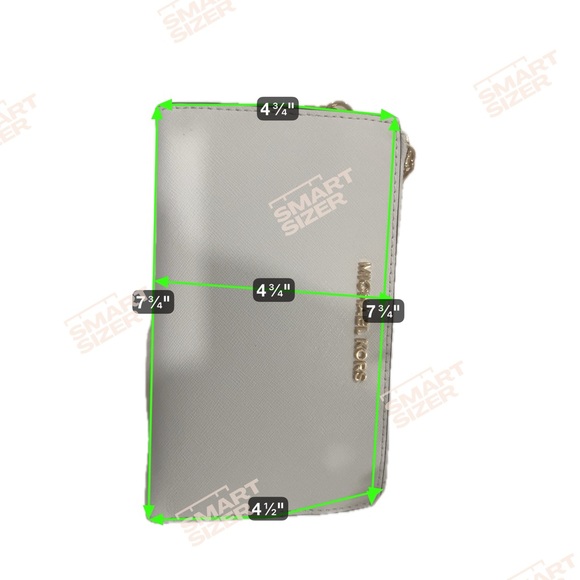 Michael Kors White Wristlet with Gold Details - Picture 7 of 7